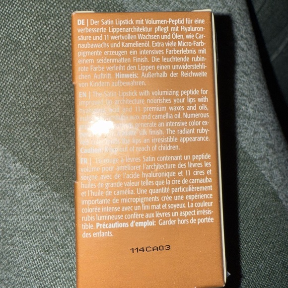 Nwt M. Asam ruby red magic finish satin lipstick make-up .14oz stick - Picture 4 of 4